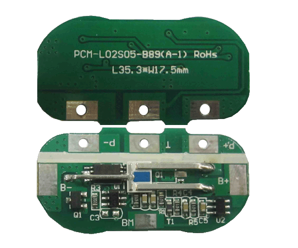  Protection Circuit Module for 2S Li-ion/LiFePO4 Battery Pack PCM-L02S05-B89 35.3*17.5mm