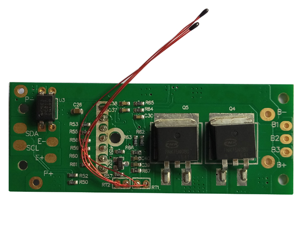 BMS/PCM with SBS V1.1 Communication for 4S Li-ion/LiFePO4 Battery Pack （BQ20Z65）PCM-L04S05-B57