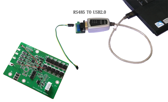 BMS with RS232/RS485/SMBus/Bluetooth Communication for 3~4S Li-ion/LiFePO4 Battery Pack PCM-L04S20-E07