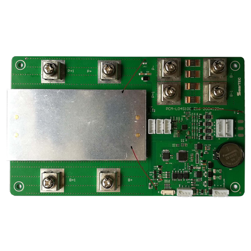 BMS with RS232/RS485/SMBus/Bluetooth Communication for 3~4S Li-ion/LiFePO4 Battery Pack PCM-04S100-E16