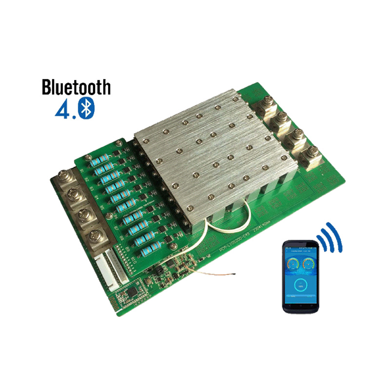 BMS with I2C/HDQ/Bluetooth for 3~10S Li-ion/LiFePO4 Battery Pack