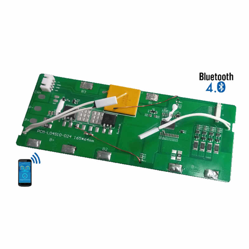 BMS with SBS V1.1/Bluetooth for 4S Li-ion/LiFePO4 Battery Pack